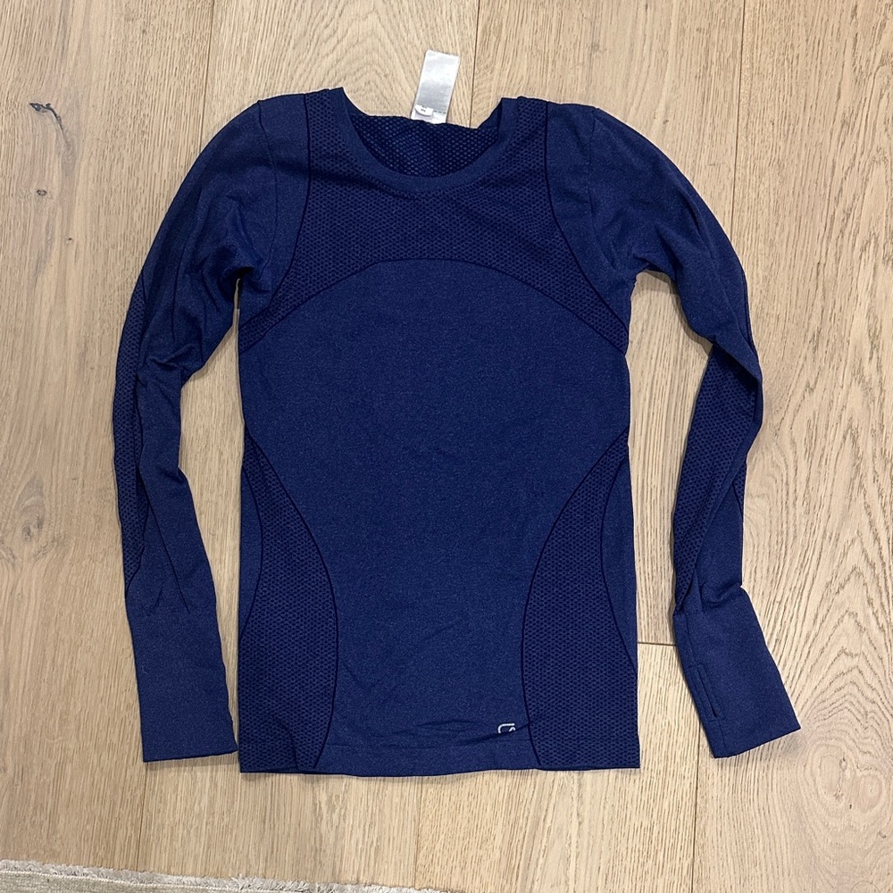 GAP Navy Blue Long Sleeve Active Top